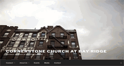 Desktop Screenshot of cornerstonebayridge.org